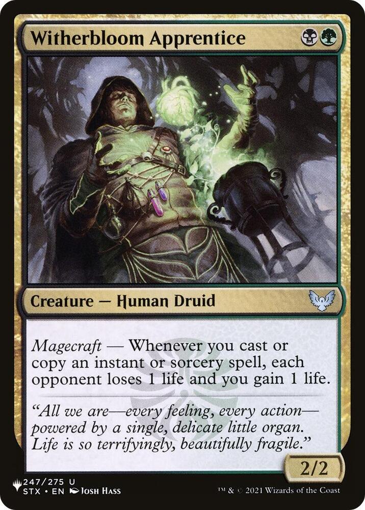 Witherbloom Apprentice (247/275) [The List]