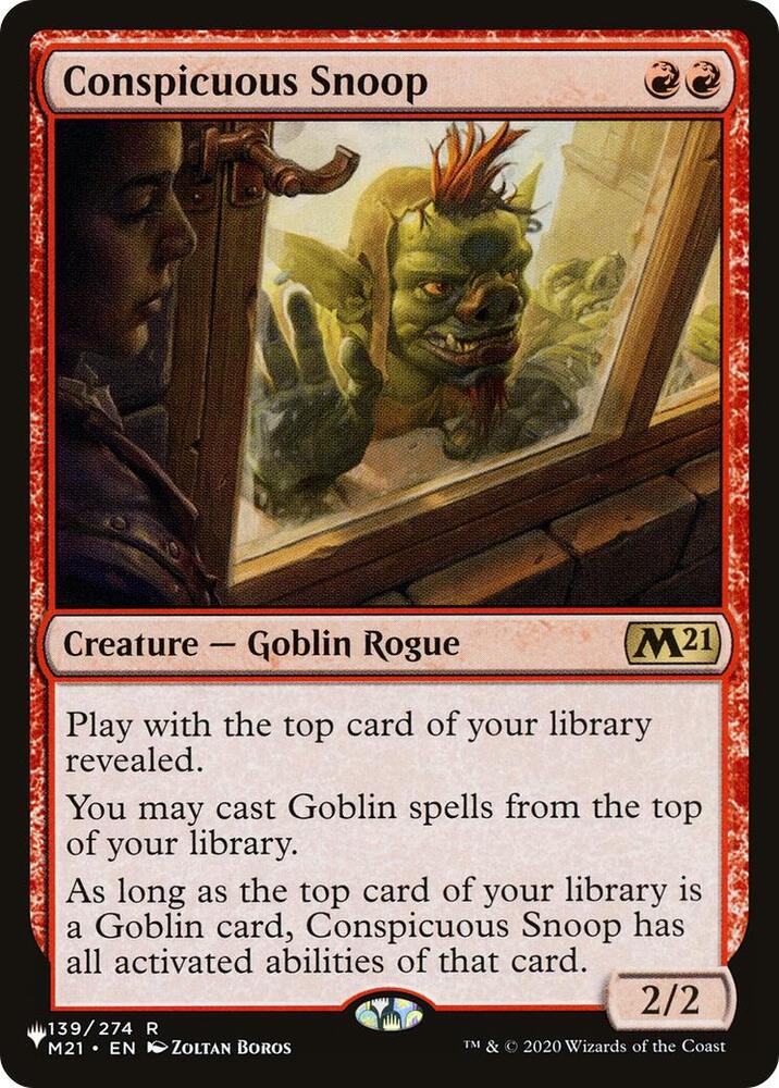 Conspicuous Snoop (139/274) [The List]