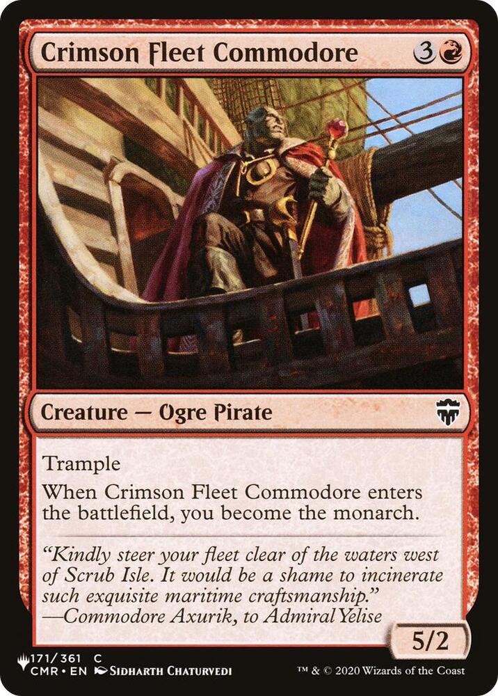 Crimson Fleet Commodore (171/361) [The List]