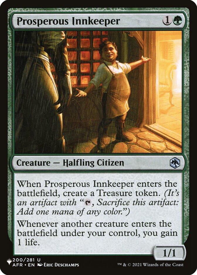 Prosperous Innkeeper (200/281) [The List]