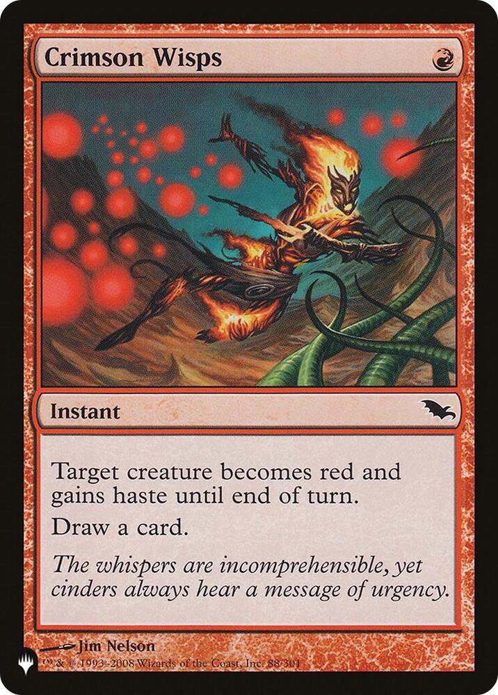 Crimson Wisps (SHM) (88/301) [The List]
