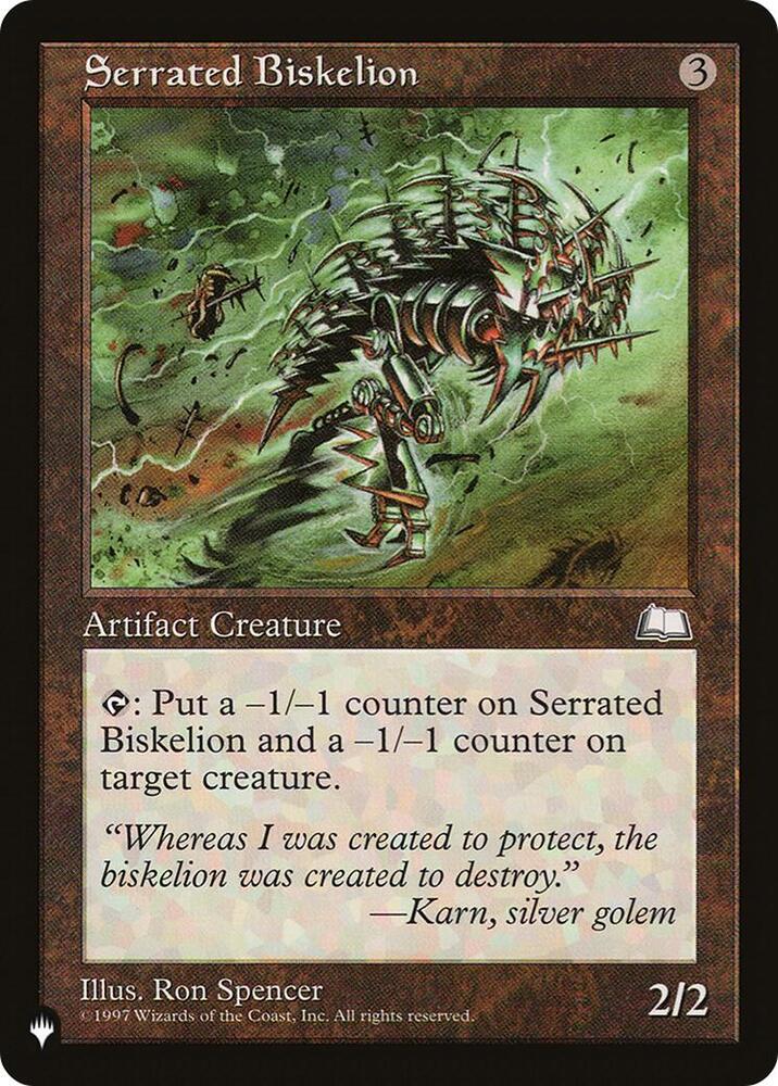 Serrated Biskelion (WTH-156) [The List]