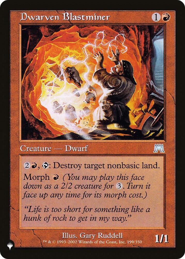 Dwarven Blastminer (199/350) [The List]