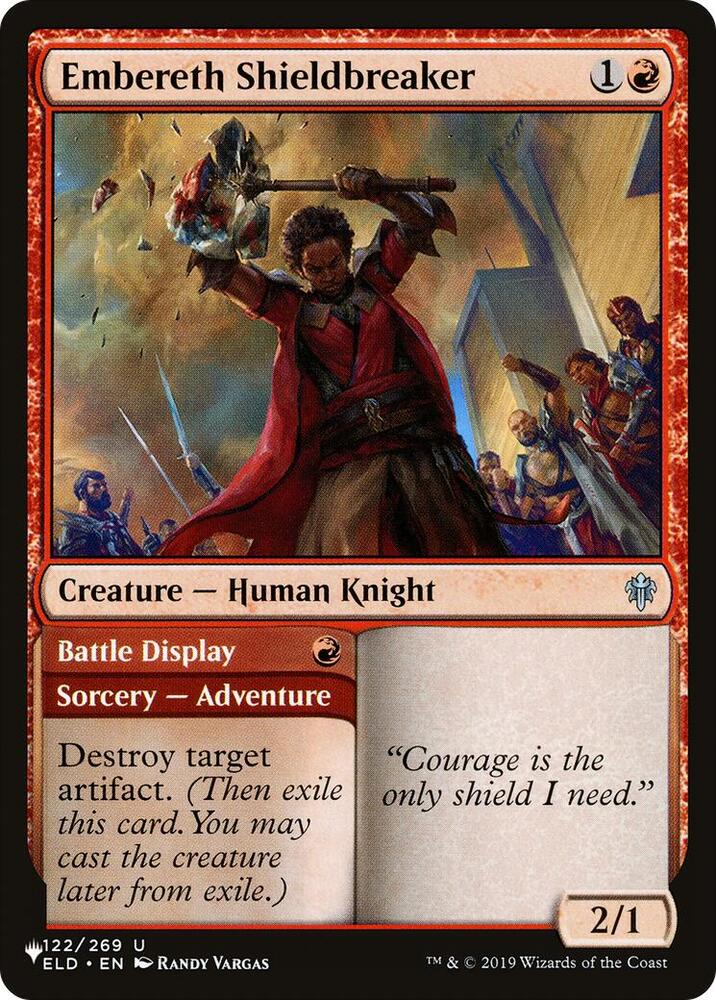 Embereth Shieldbreaker (122/269) [The List]