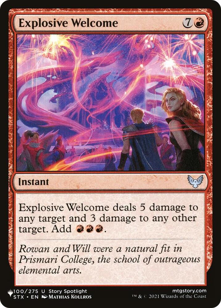 Explosive Welcome (100/275) [The List]