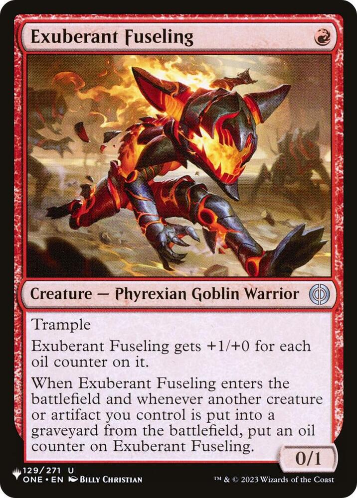 Exuberant Fuseling (129/271) [The List]