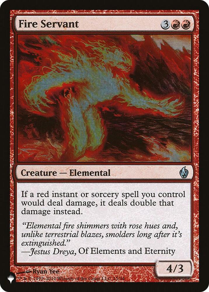 Fire Servant (15/34) [The List]