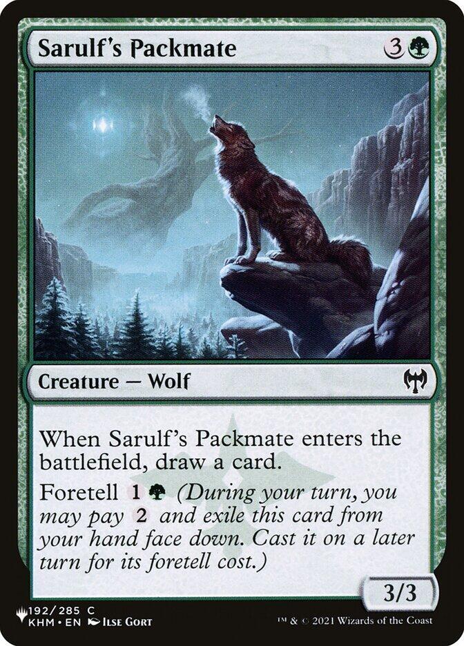 Sarulf's Packmate (192/285) [The List]