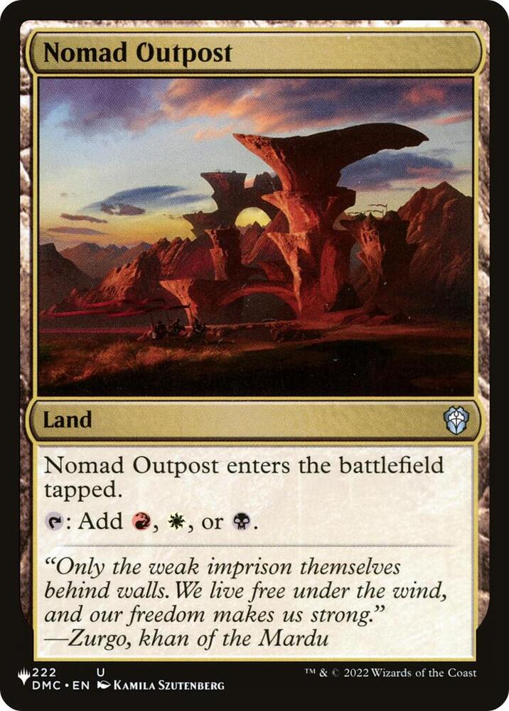 Nomad Outpost (222/048) [The List]