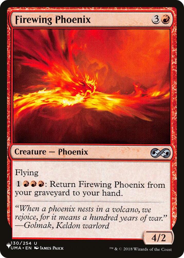 Firewing Phoenix (130/254) [The List]