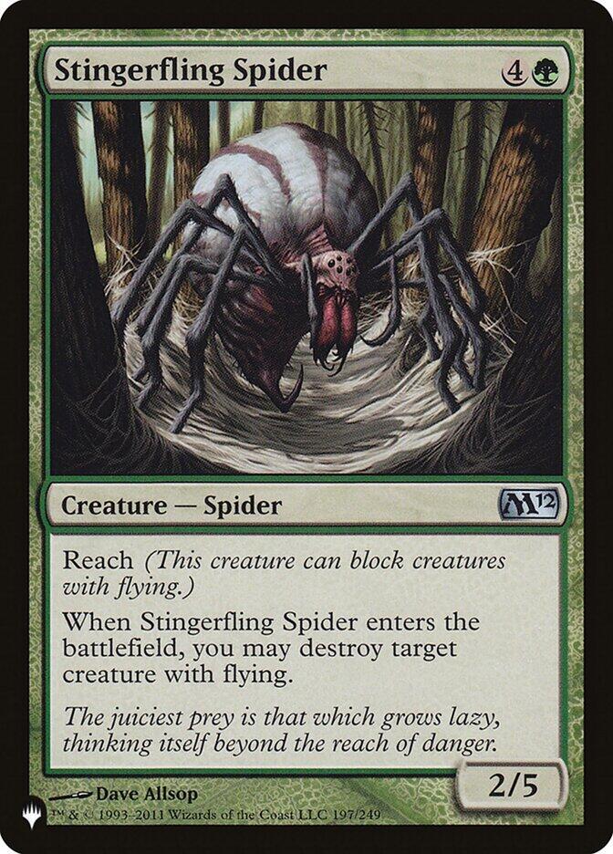 Stingerfling Spider (197/249) [The List]