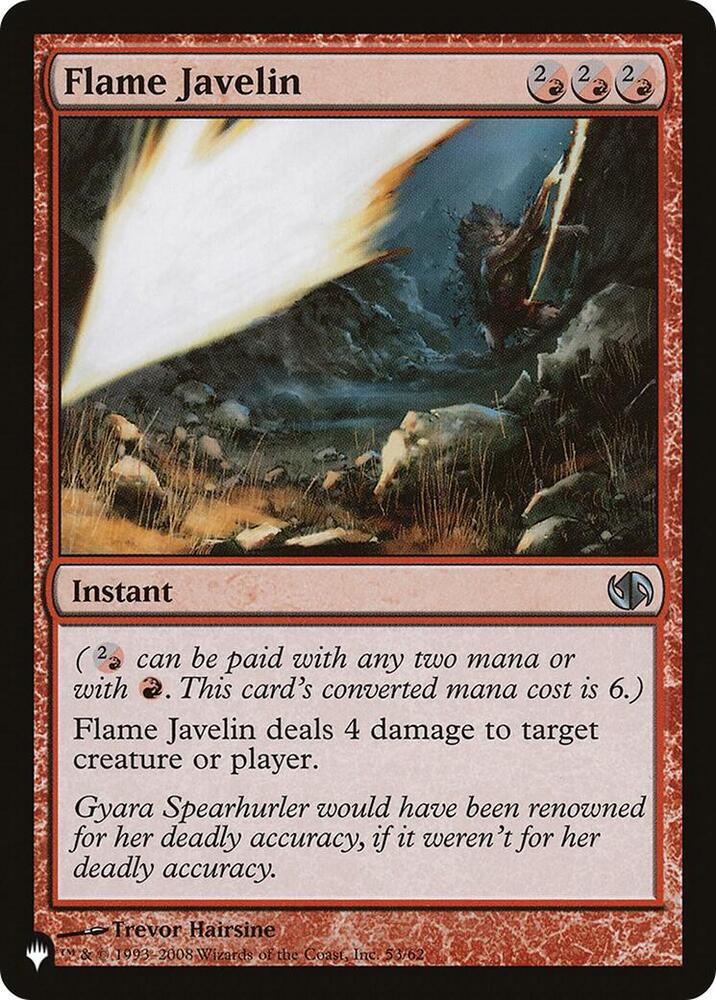 Flame Javelin (53/62) [The List]