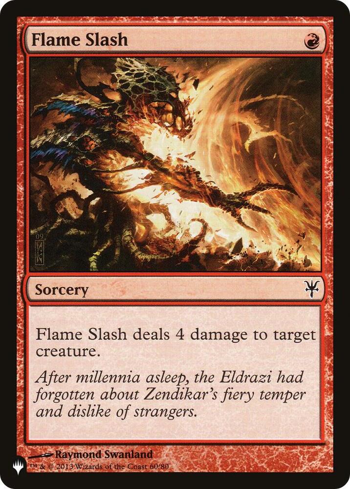 Flame Slash (60/80) [The List]