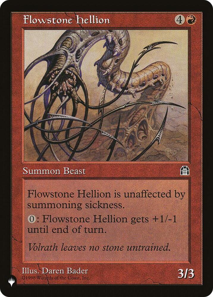 Flowstone Hellion (STH-84) [The List]