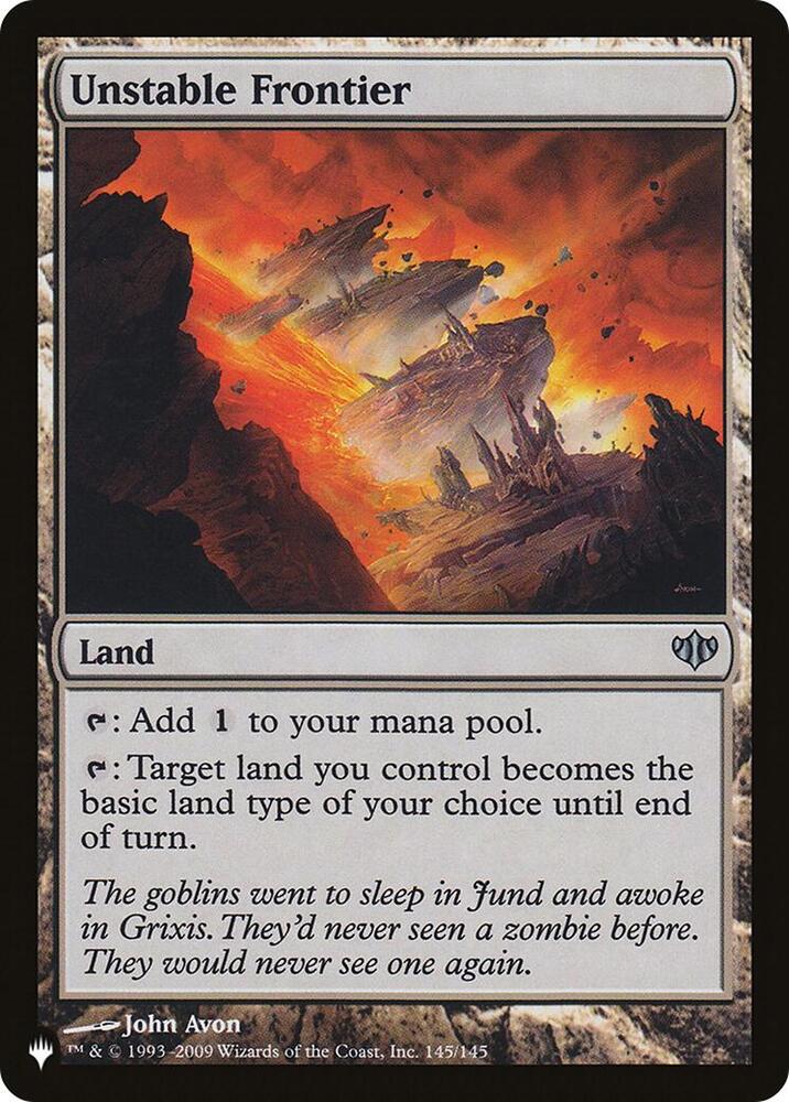Unstable Frontier (145/145) [The List]