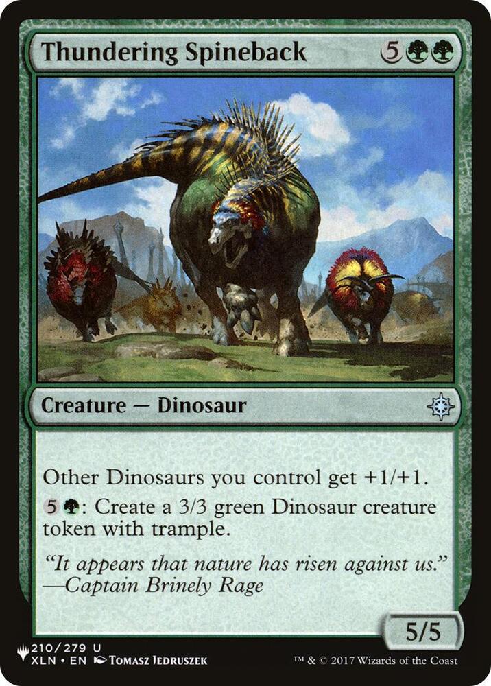 Thundering Spineback (210/279) [The List]