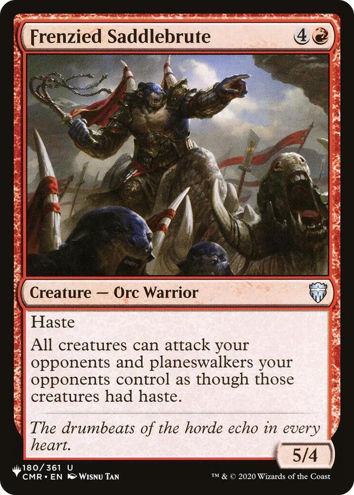 Frenzied Saddlebrute (180/361) [The List]
