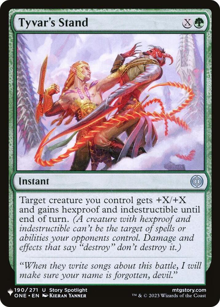 Tyvar's Stand (190/271) [The List]