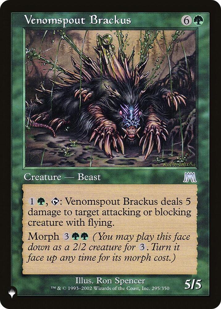 Venomspout Brackus (295/350) [The List]