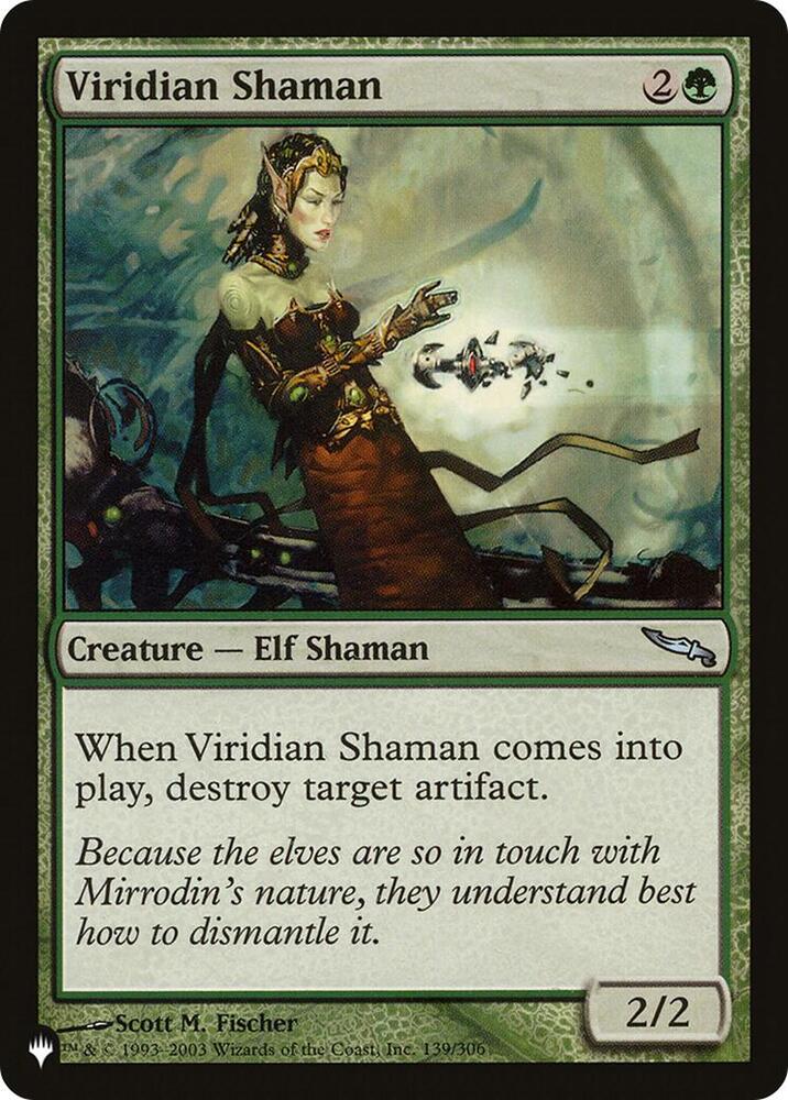 Viridian Shaman (139/306) [The List]