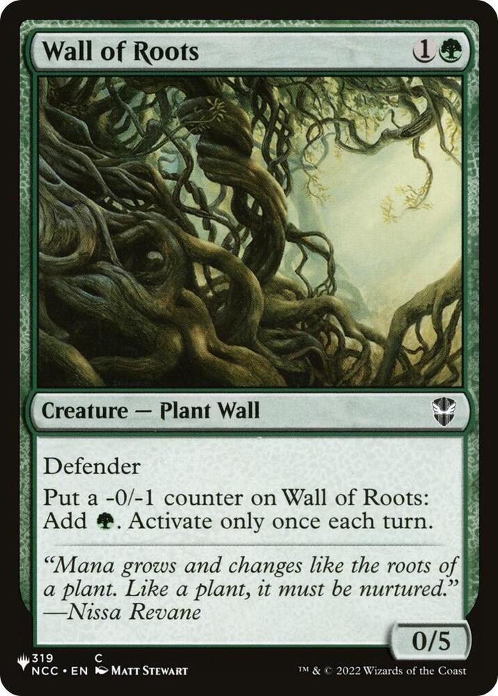 Wall of Roots (319/093) [The List]