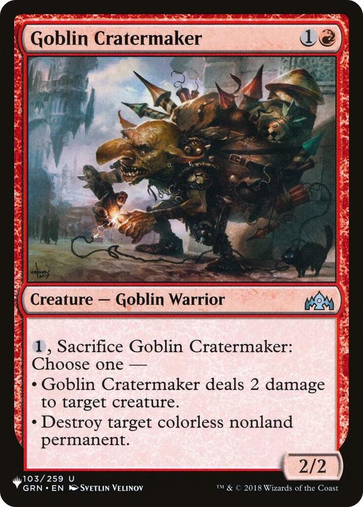 Goblin Cratermaker (103/259) [The List]