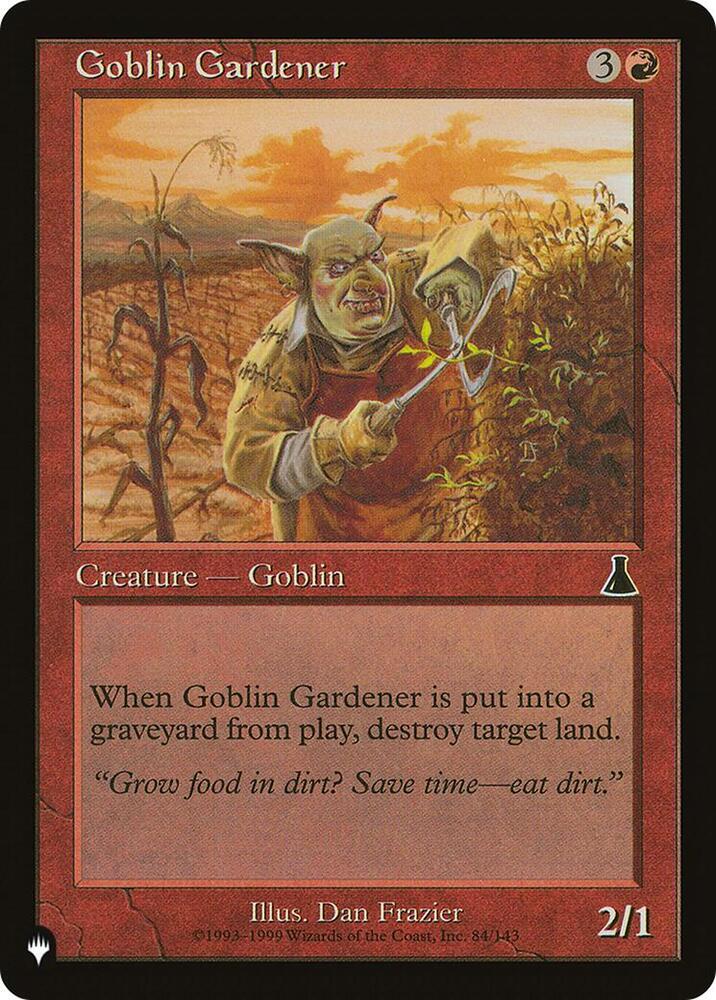 Goblin Gardener (84/143) [The List]