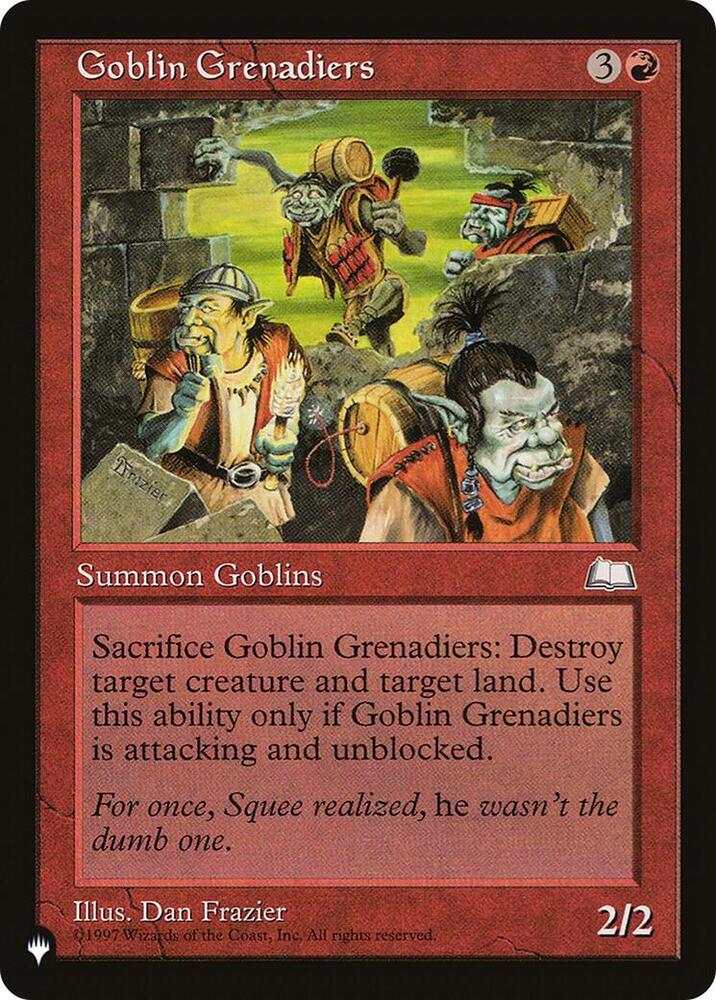 Goblin Grenadiers (WTH-104) [The List]