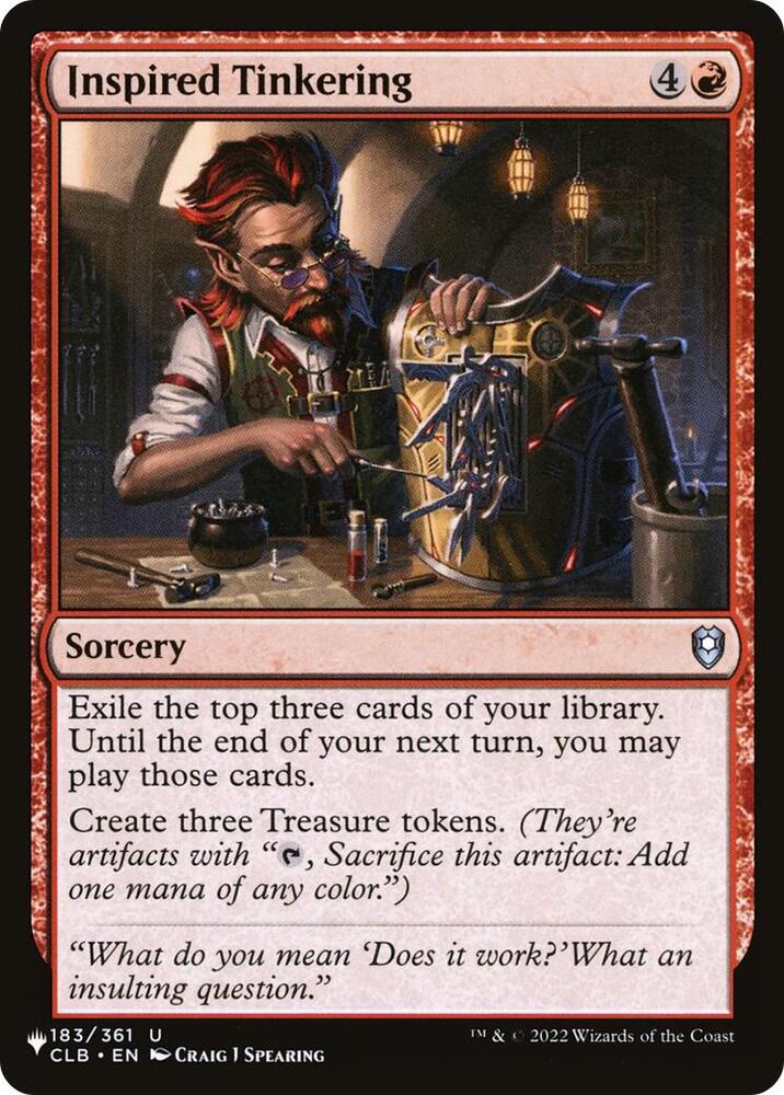 Inspired Tinkering (183/361) [The List]