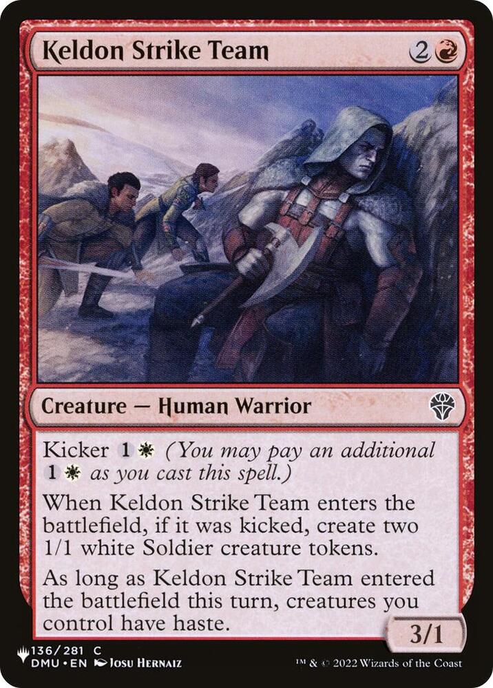 Keldon Strike Team (136/281) [The List]