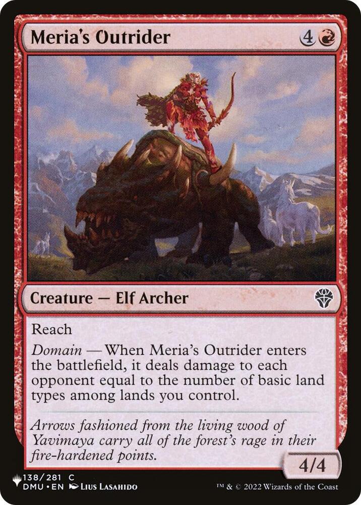 Meria's Outrider (138/281) [The List]