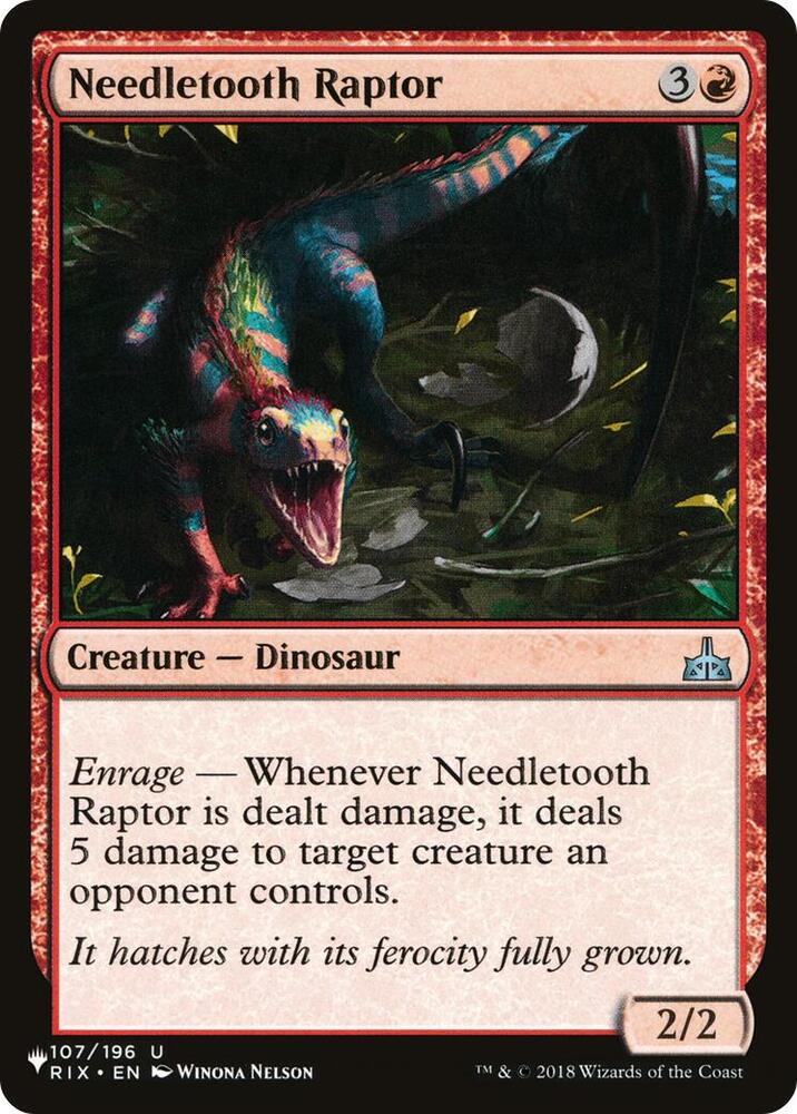 Needletooth Raptor (107/196) [The List]