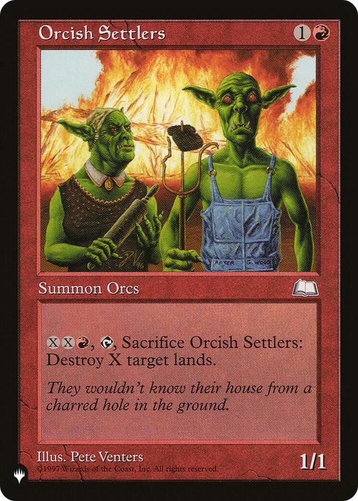 Orcish Settlers (WTH-112) [The List]