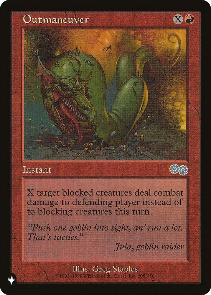 Outmaneuver (205/350) [The List]