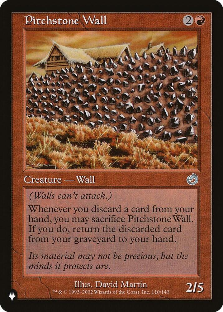Pitchstone Wall (110/143) [The List]