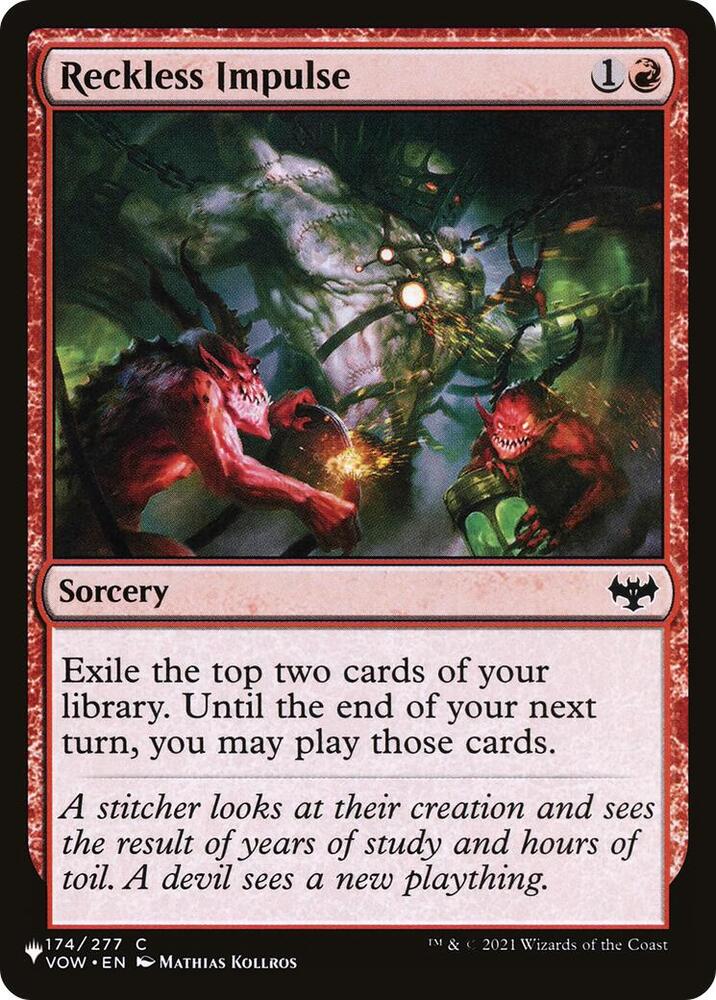 Reckless Impulse (174/277) [The List]