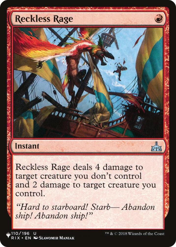 Reckless Rage (110/196) [The List]