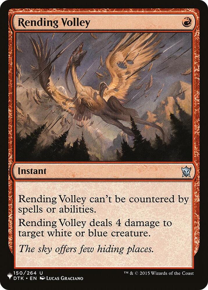 Rending Volley (150/264) [The List]