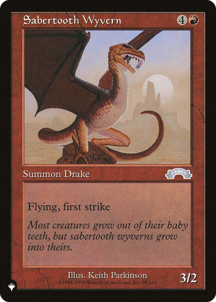 Sabertooth Wyvern (99/143) [The List]