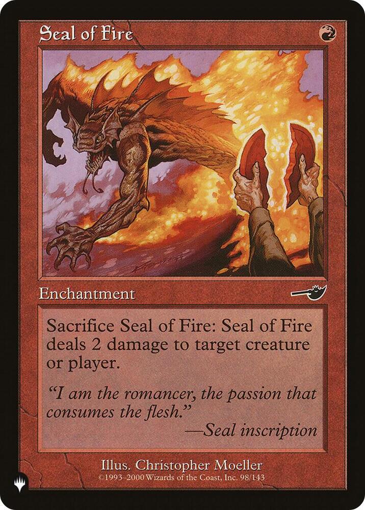 Seal of Fire (98/143) [The List]