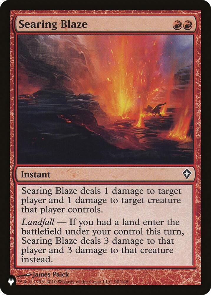 Searing Blaze (90/145) [The List]
