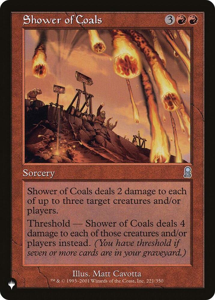 Shower of Coals (221/350) [The List]
