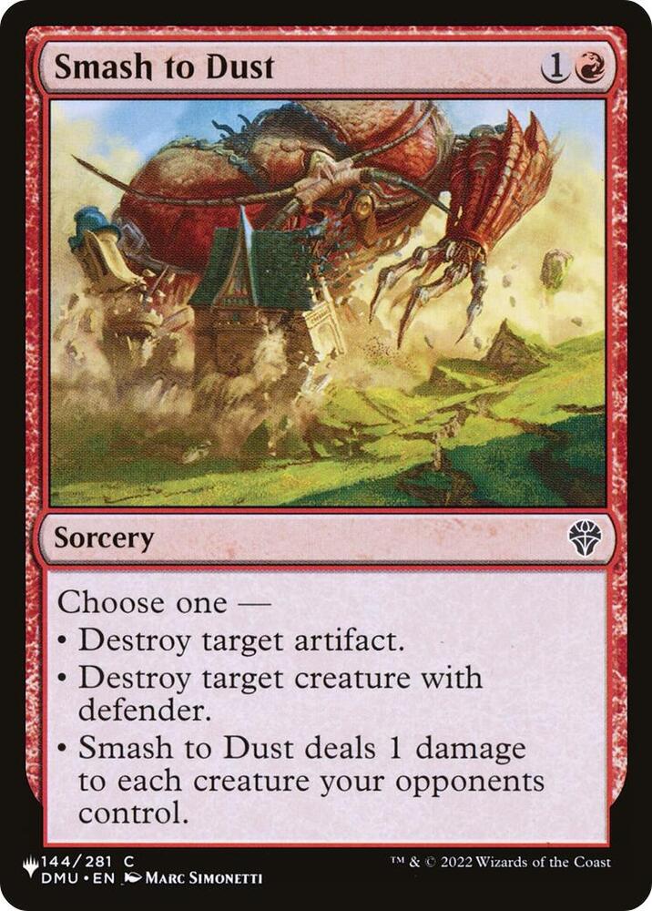 Smash to Dust (144/281) [The List]