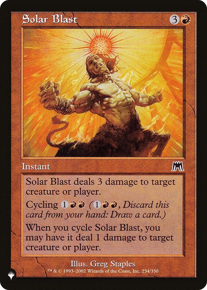 Solar Blast (234/350) [The List]