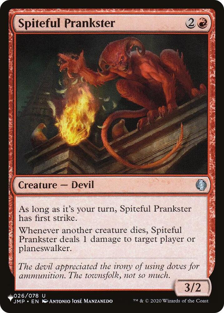 Spiteful Prankster (026/078) [The List]