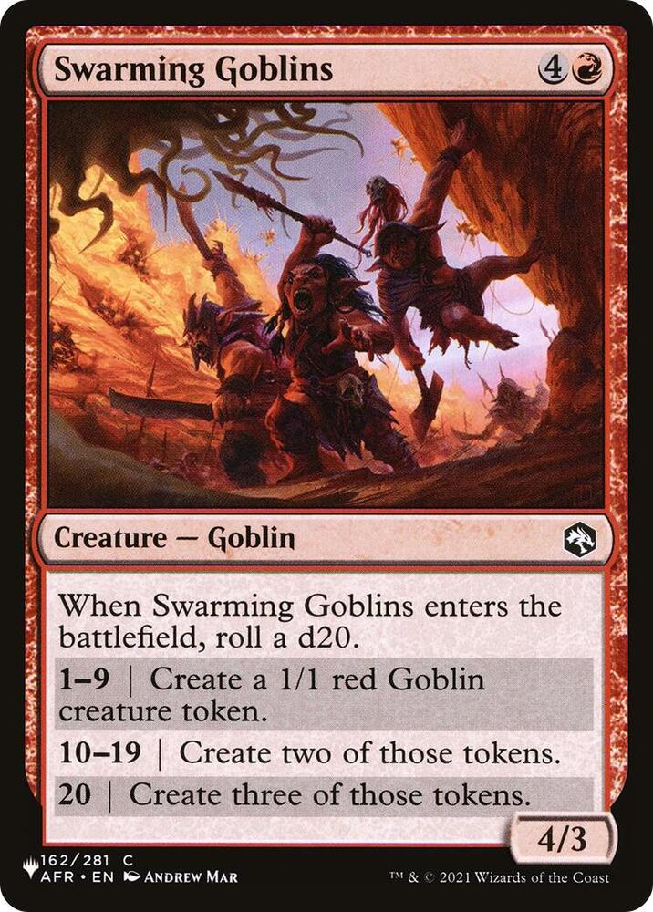 Swarming Goblins (162/281) [The List]