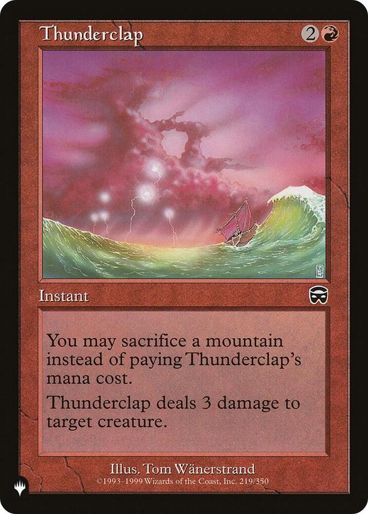 Thunderclap (219/350) [The List]
