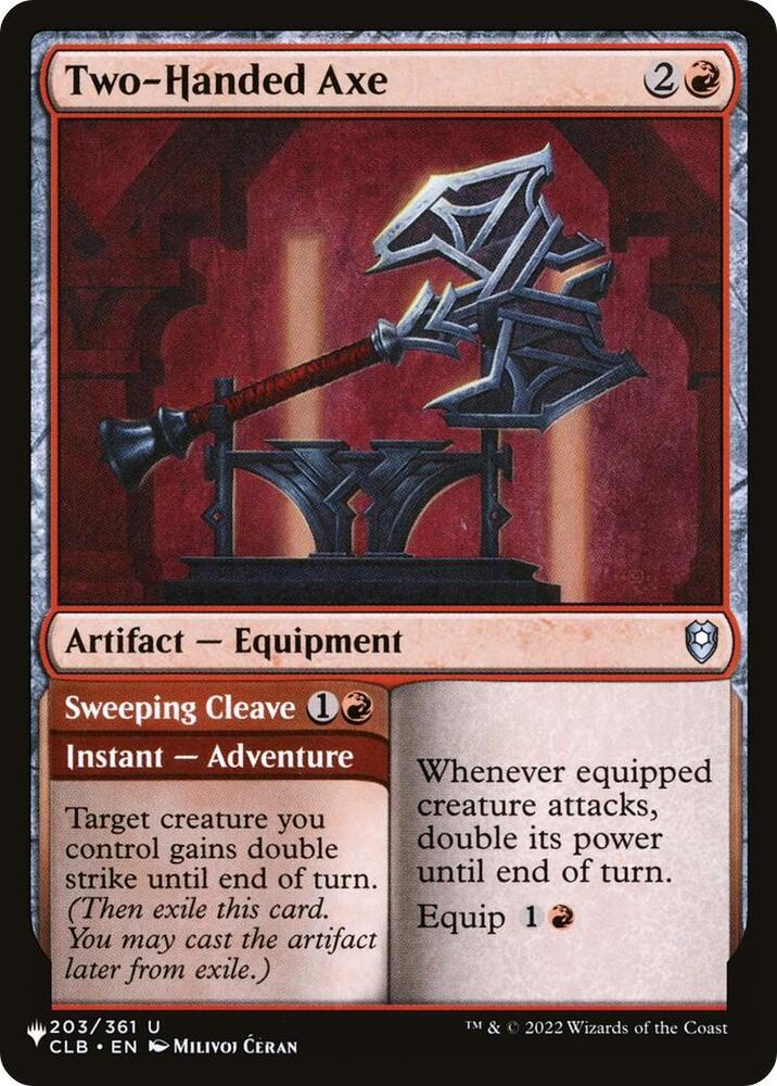 Two-Handed Axe (203/361) [The List]