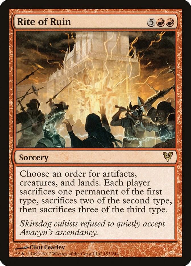 Rite of Ruin (153) [Avacyn Restored]
