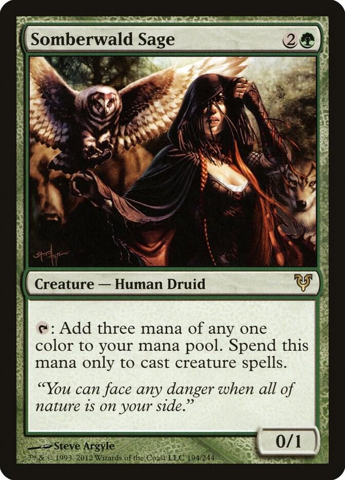 Somberwald Sage (194) [Avacyn Restored]